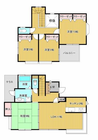 滝沢市湯舟沢222-263の間取り