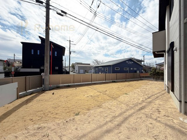 水戸市元吉田町14期　新築戸建て　3号棟の庭|広々とした日当たりの良いお庭！お子様の遊び場やガーデニングスペースに♪