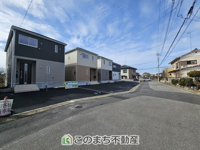 CRADLEGARDEN栃木市大平町西野田第4　4号棟の前面道路含む現地写真|前面道路含む現地写真