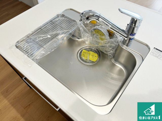 堺市東区北野田　第2期　新築一戸建ての設備|洗い物も楽にできる、広々シンク！