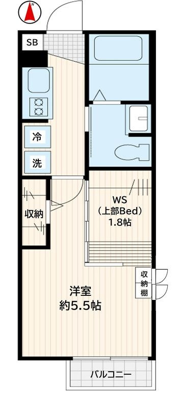 Liens REGALO船堀stationの間取り