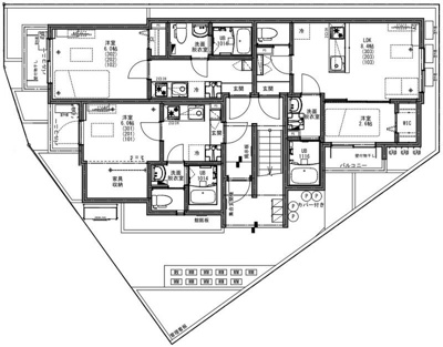 【区画図】 | KEIAI RESIDENCE 八潮