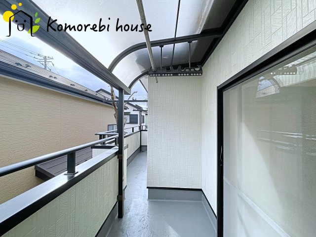 さいたま市西区指扇　中古一戸建てのバルコニー|26.2.26　撮影済み