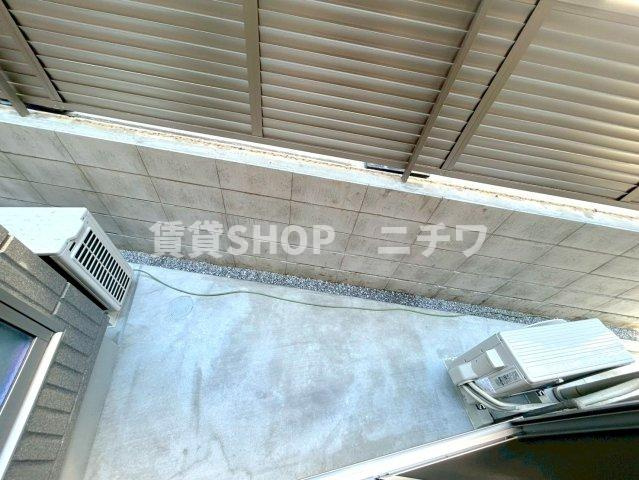 （仮称）北新宿１丁目メゾンのバルコニー