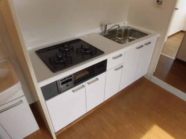 【キッチン】 | ３口ガスコンロのキッチンです