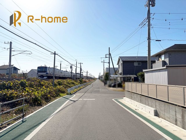 ひたちなか市高場第8　新築戸建て　1号棟の前面道路含む現地写真|周辺環境も併せて案内致します♪
ぜひ現地へお越しください♪