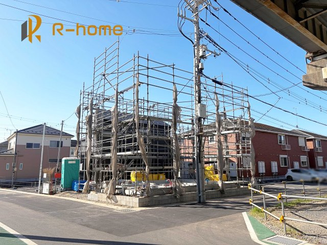 ひたちなか市高場第8　新築戸建て　1号棟の外観|ご予約を頂ければ、『平日』はもちろん『早朝』や『夜間』もご見学可能です♪お気軽にお申し付けください♪