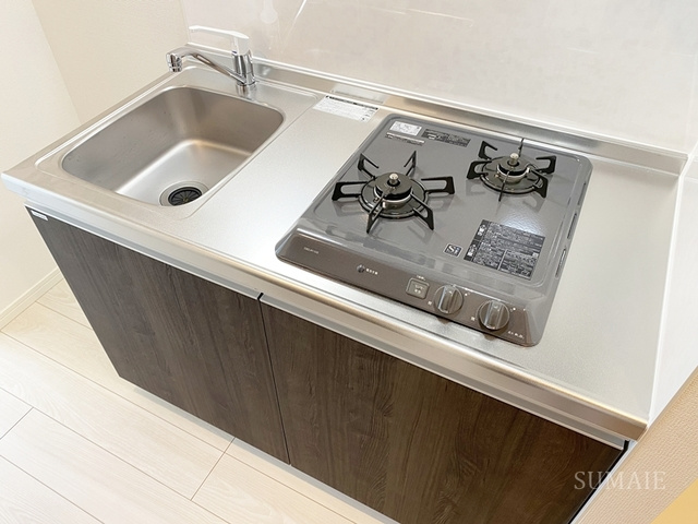 エクセラン北浦和のキッチン|ガスコンロ設置済みです！