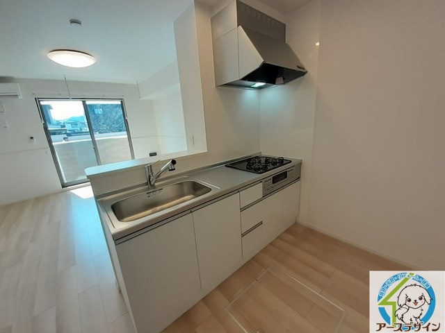 ブリック　フェアリーⅢのキッチン|パース写真