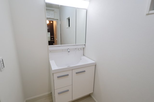 《仲介手数料無料》浦和区針ヶ谷１丁目14新築一戸建てKEIAI GRACEの独立洗面台