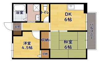 【間取り】 | ギオンハイツ