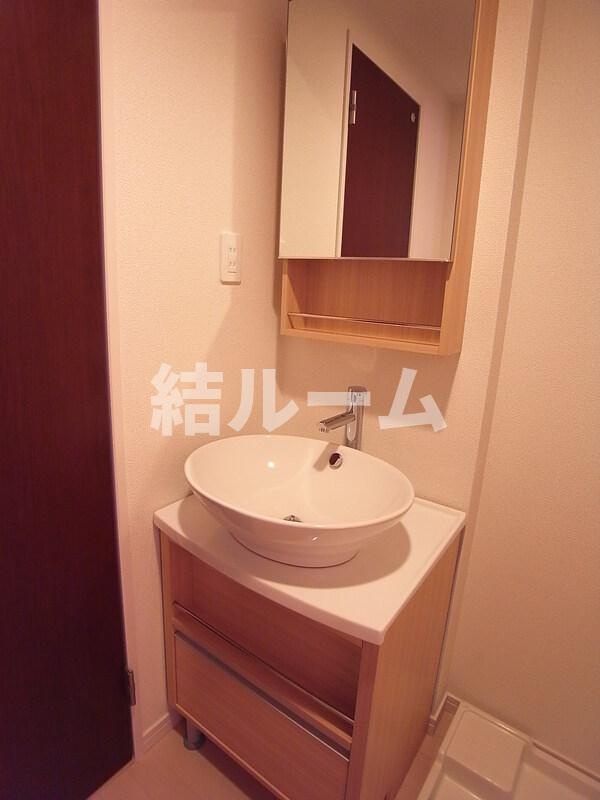 八王子市大塚の賃貸マンションの洗面所