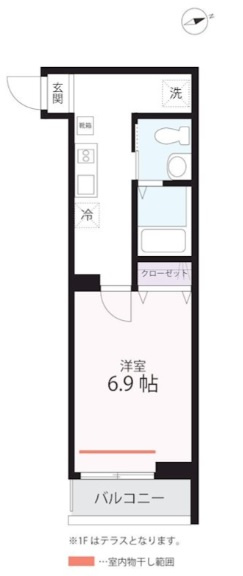 ハーミットクラブハウス羽田（仮）の間取り|間取り