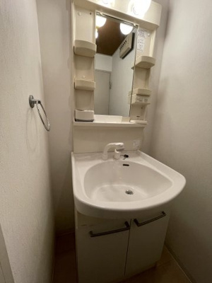 【洗面所】 | メゾン豊新 | ゆったりとスペースのある洗面所