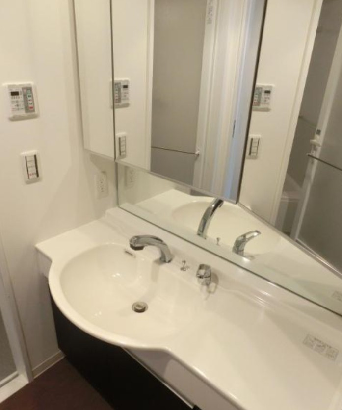 ザ・グランフォーリア西日暮里赤の洗面所