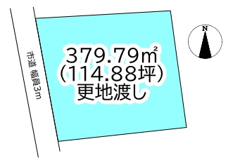 土居町中村　売土地の土地図