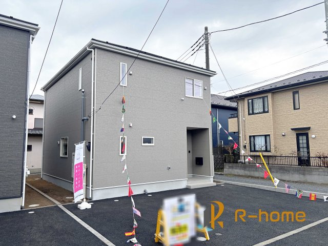 水戸市千波町第16　新築戸建て　1号棟の外観|ご予約を頂ければ、『平日』はもちろん『早朝』や『夜間』もご見学可能です♪お気軽にお申し付けください♪