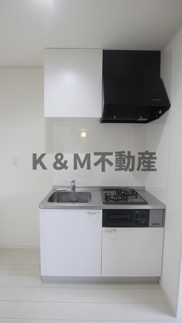 ホープアイランドのキッチン|コンパクトなキッチンで掃除もラクラク