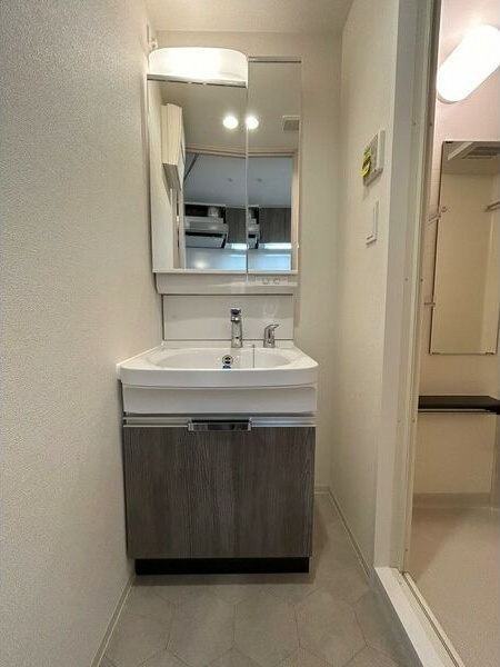 メイクス熱田神宮の洗面所