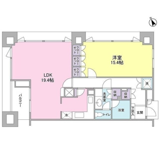 【間取り】 | 愛宕ビューアパートメント