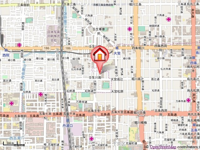 デイスターアベニューの地図