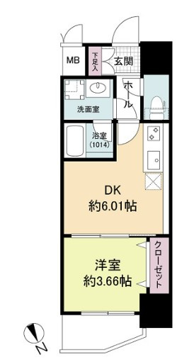 ブランシエスタ天満の間取り