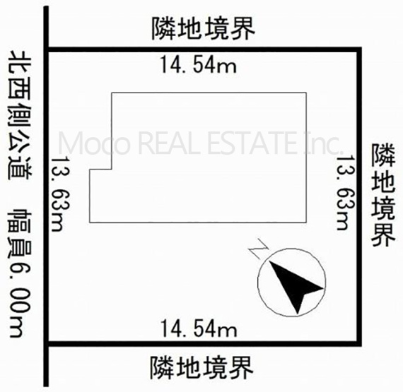 【区画図】 | 北見市並木町中古住宅