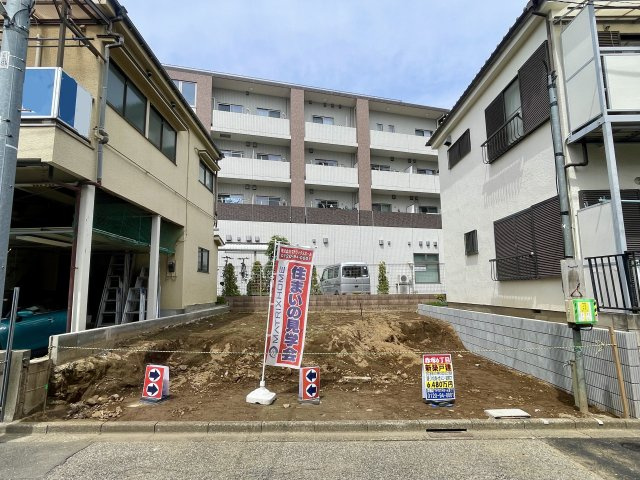 板橋区赤塚6丁目　南道路×整形地　建築条件付き　限定1区画の外観