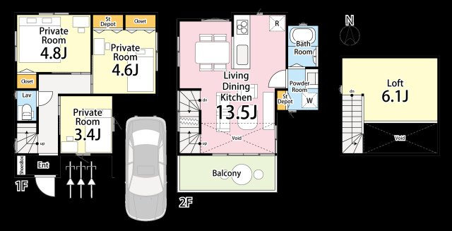 板橋区赤塚6丁目　南道路×整形地　建築条件付き　限定1区画の前面道路含む現地写真