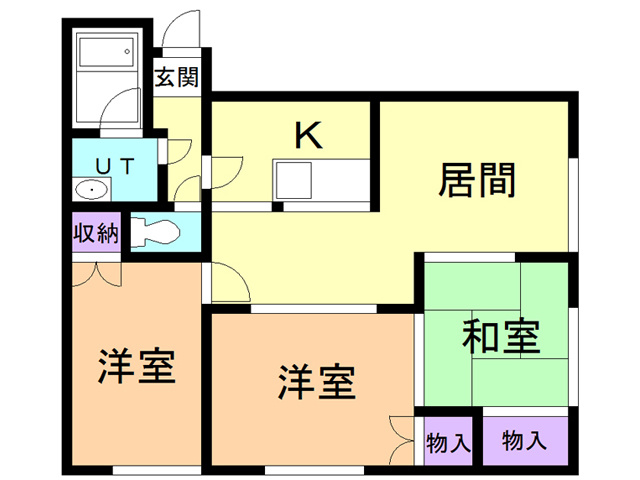 バルビゾンの間取り