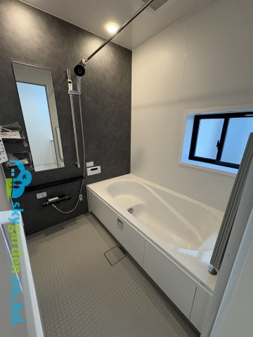 藤沢市亀井野12期　新築戸建　全3棟1号棟の浴室|お風呂です