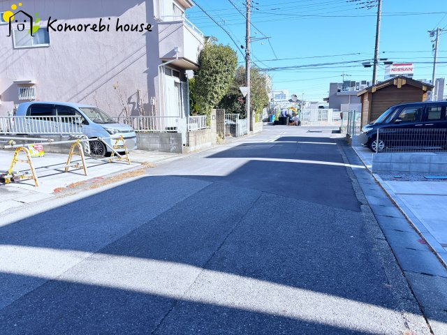 白岡市西10丁目　中古戸建の前面道路含む現地写真|12/18撮影済み