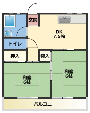 【間取り】 | 宮本コーポ