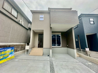 【外観】 | 大野台５丁目　新築分譲住宅　全２区画 | 【南西向き日当り良好】たっぷりの陽光に包まれる明るい住まいに気持ちも明るくなりますね！