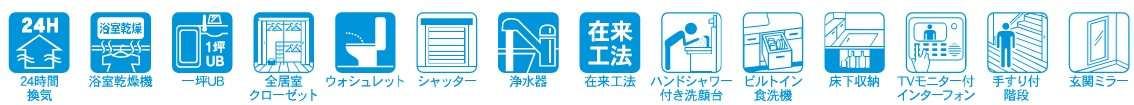 船橋市前原西８丁目１期の設備