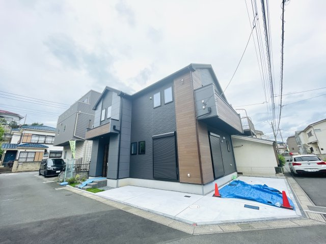 船橋市前原西８丁目１期の前面道路含む現地写真