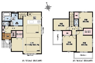 【間取り】 | 川越市新宿町3丁目　新築分譲　東武東上線『川越駅』徒歩14分　【新宿小学区】