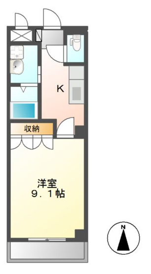 【間取り】 | サンライズＫ