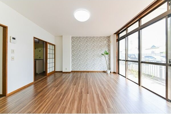 エクセルコート名和の居間・リビング|ゆったりとしたリビングです