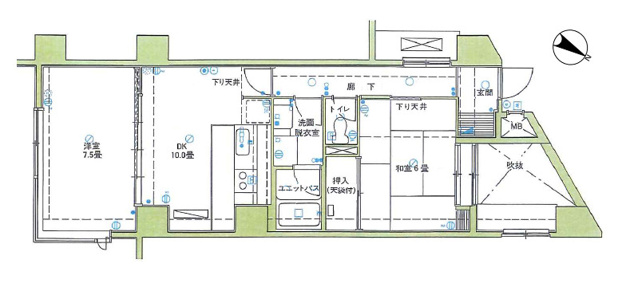 【間取り】 | サンライフ伊東A棟