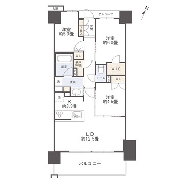 ブランシエラ鹿児島の間取り