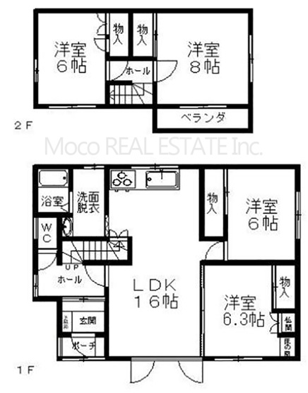 【間取り】 | 北見市末広町中古住宅