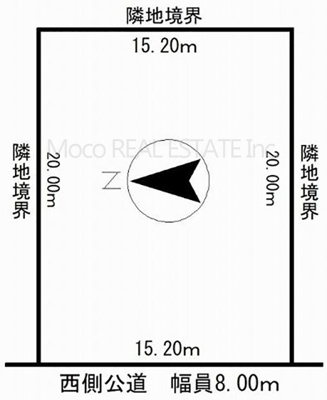 【区画図】 | 北見市双葉町中古住宅