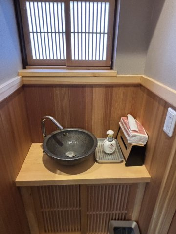 湯本駅徒歩４分！和風料理店居抜き貸店舗！の洗面所