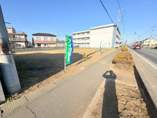 【前面道路含む現地写真】 | 鶴ヶ島市中新田　建築条件なし売地　東武越生線『一本松駅』徒歩6分　【新町小学区】