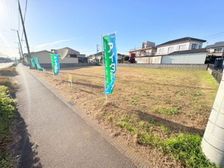 【前面道路含む現地写真】 | 鶴ヶ島市中新田　建築条件なし売地　東武越生線『一本松駅』徒歩6分　【新町小学区】