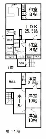 【間取り】 | 北見市端野町中古住宅