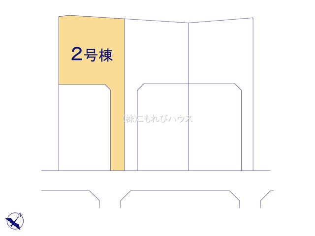 鴻巣市小松1丁目　新築一戸建て　（14区画）　02の区画図|全14区画・2号棟