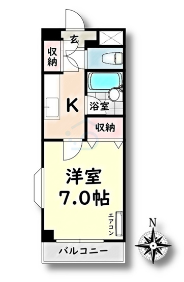 【間取り】 | エクラ・ド・アージュ【名古屋市賃貸・RC造】