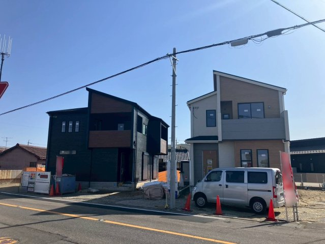 ブルーミングガーデン　江南市島宮町巡見　全２区画分譲の外観|「現地（2025年12月16日）撮影」　
■全体写真　
■ヤマダ不動産　株式会社リライフ　